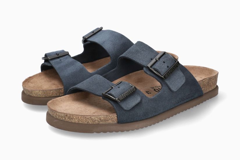 MEPHISTO sandalo nerio , nabuk blu