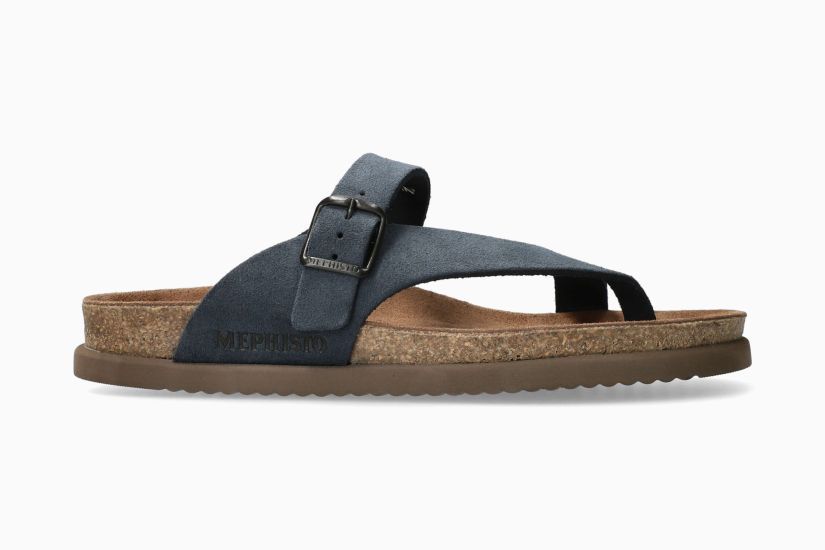 MEPHISTO infradito niels , nabuk blu