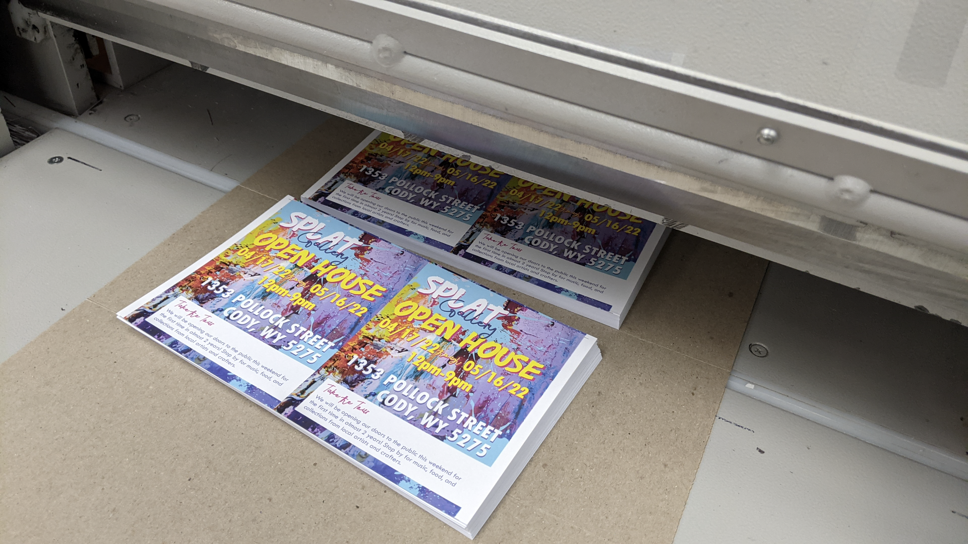 Professional guillotine paper cutter for precise trimming	