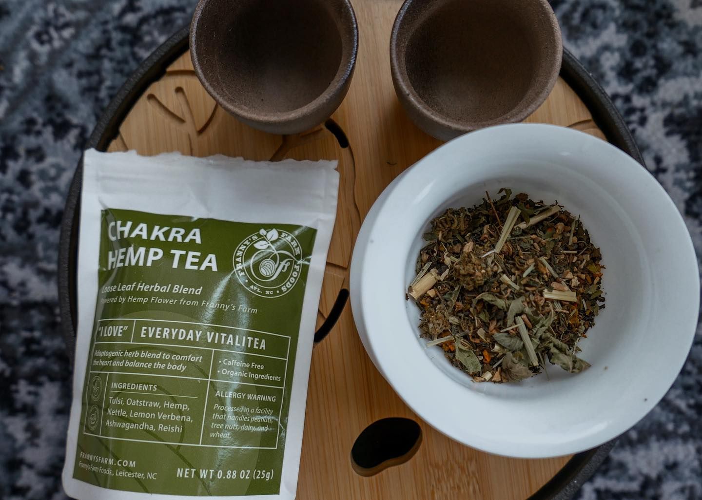 Franny's Farmacy heart chakra hemp tea