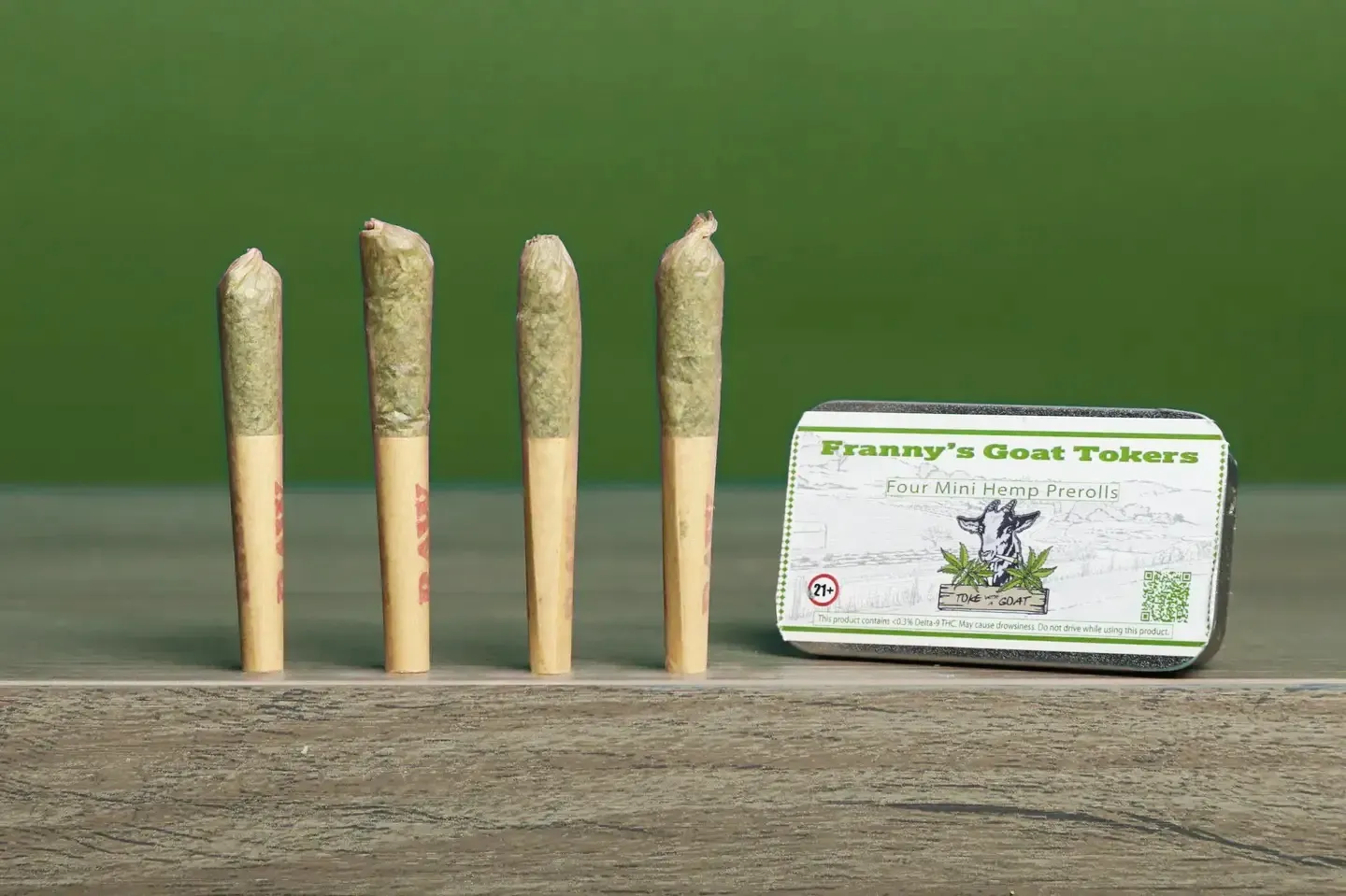 Franny's Farmacy mini THCA pre rolls four pack