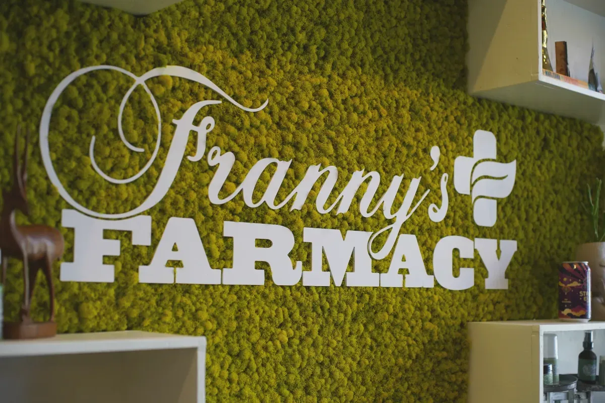 Franny's Farmacy Raleigh store sign