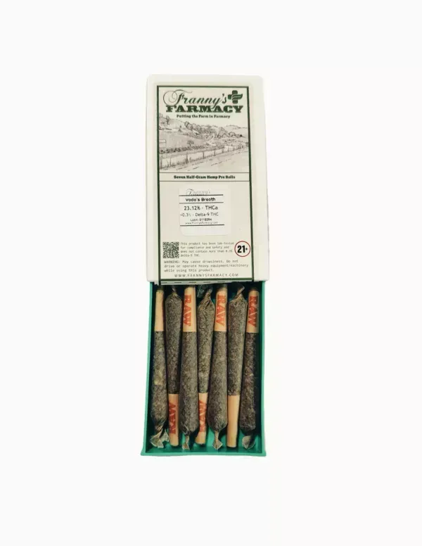 Franny's Farmacy 7 pack THCA pre roll