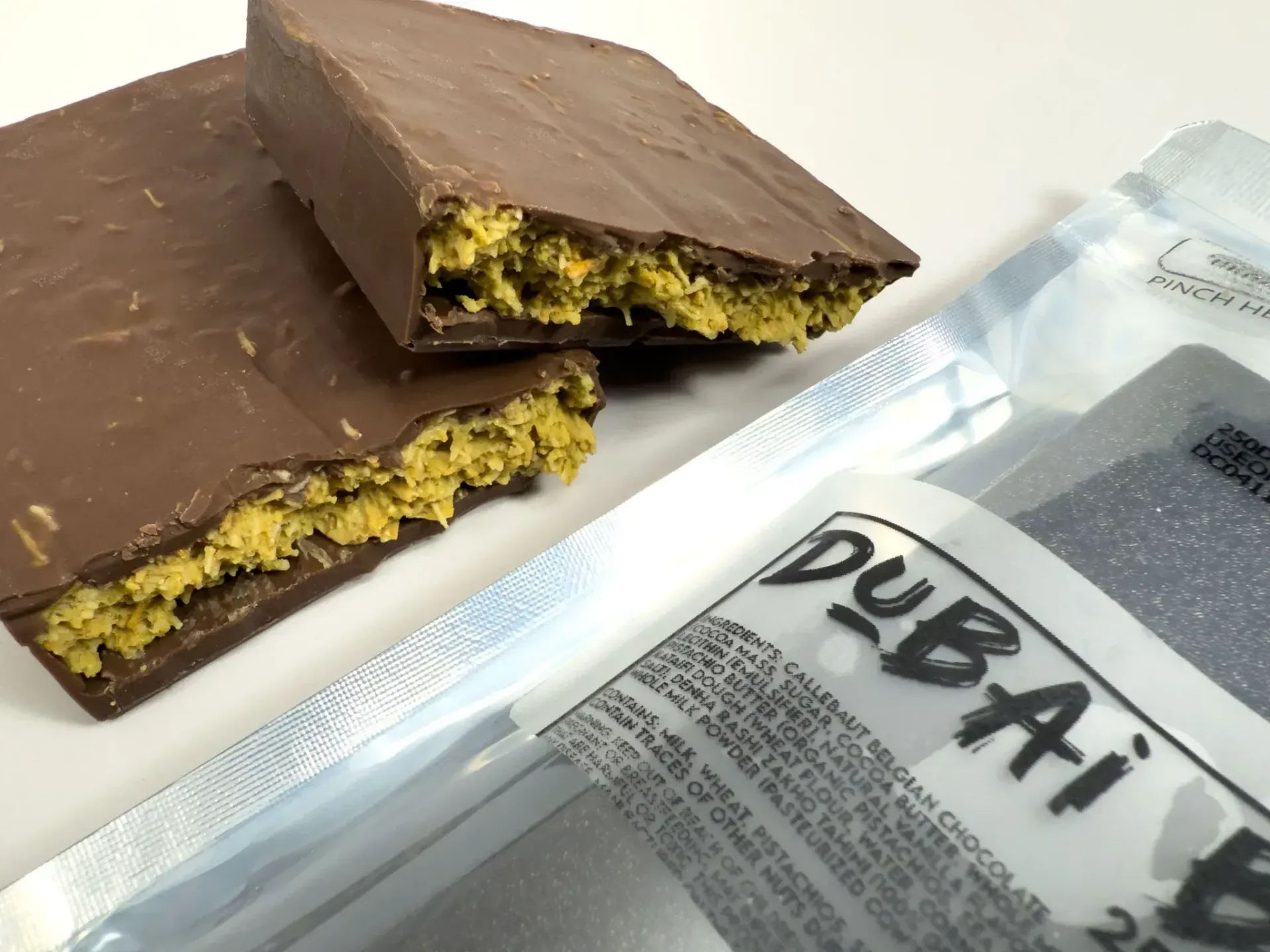 THC infused Dubai Chocolate bars