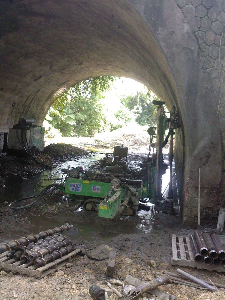 rilievi in cantiere geologico