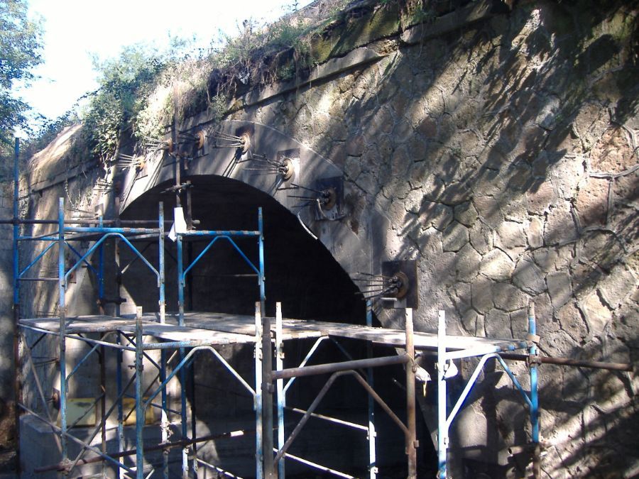 rinforzo struttura galleria