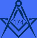 Lodge 174 Square and Compass Logo