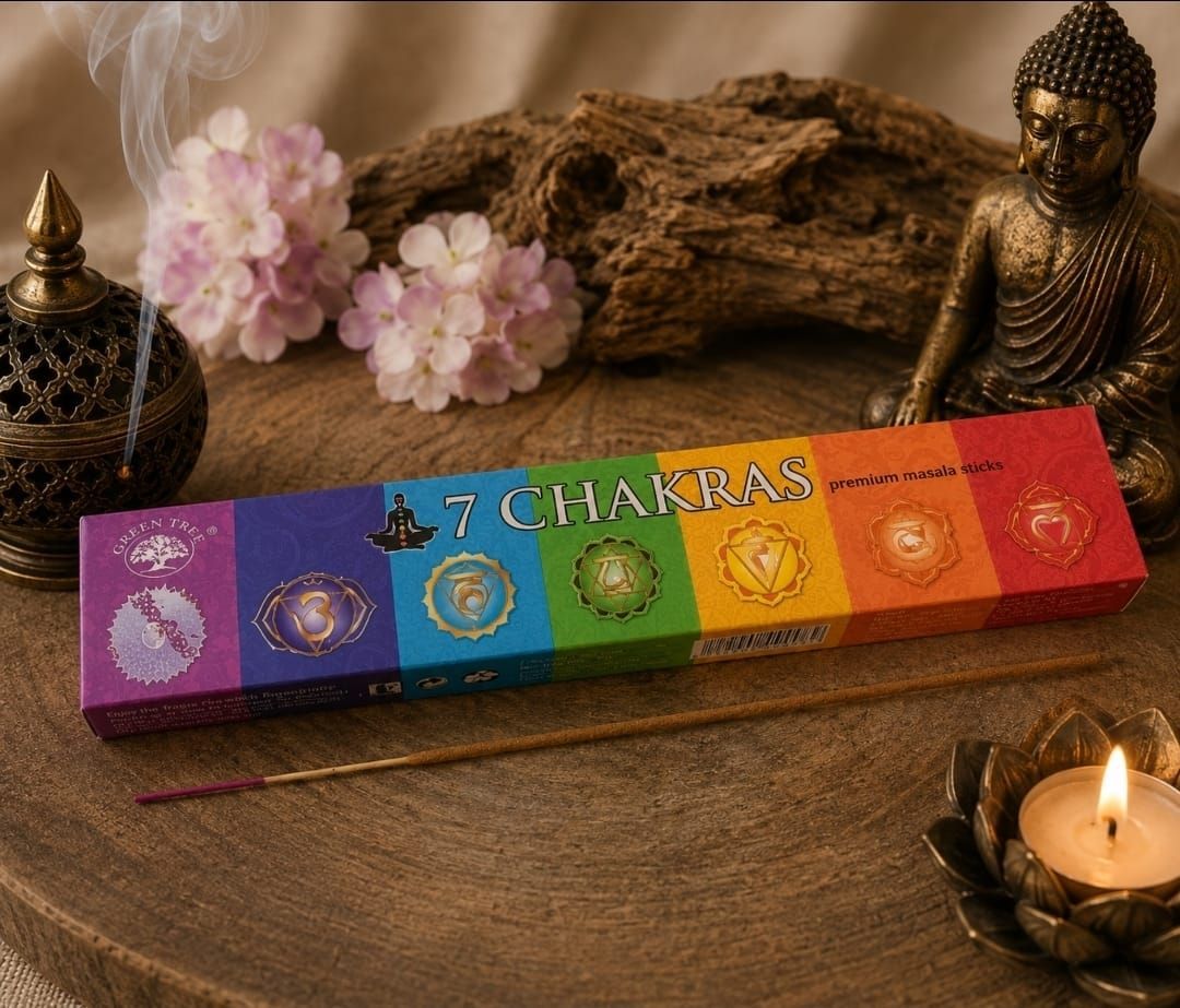 7 Chakras - Green Tree Incense / 12 pcs.