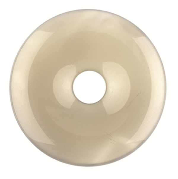 Agaat Grijs Donut - 4 cm