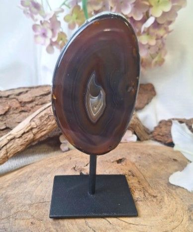 Agaat op standaard - 17 cm (nr. 23)