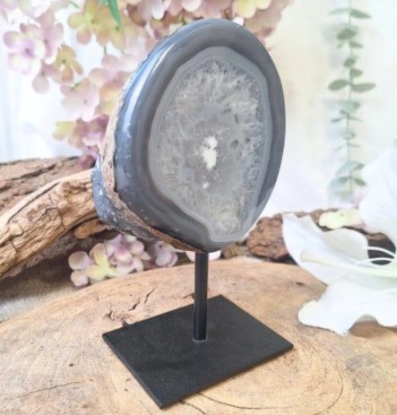 Agaat op standaard - 15 cm (nr. 22)