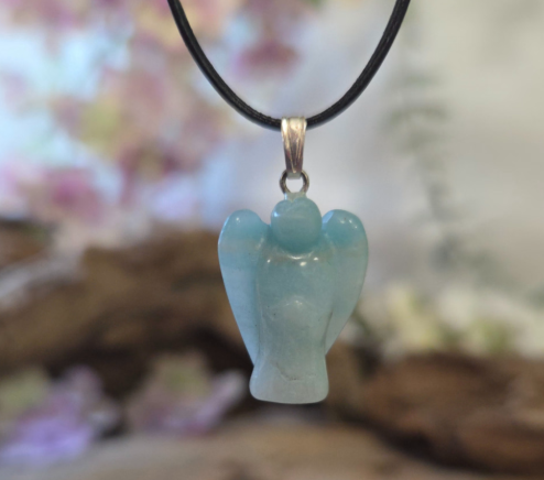 Amazoniet Engelen Hanger - 2 cm