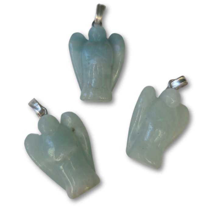 Amazoniet Engelen Hanger - 2 cm