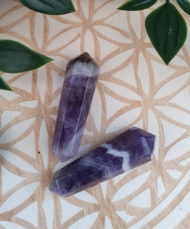 Amethist Dubbeleinder - 5 cm