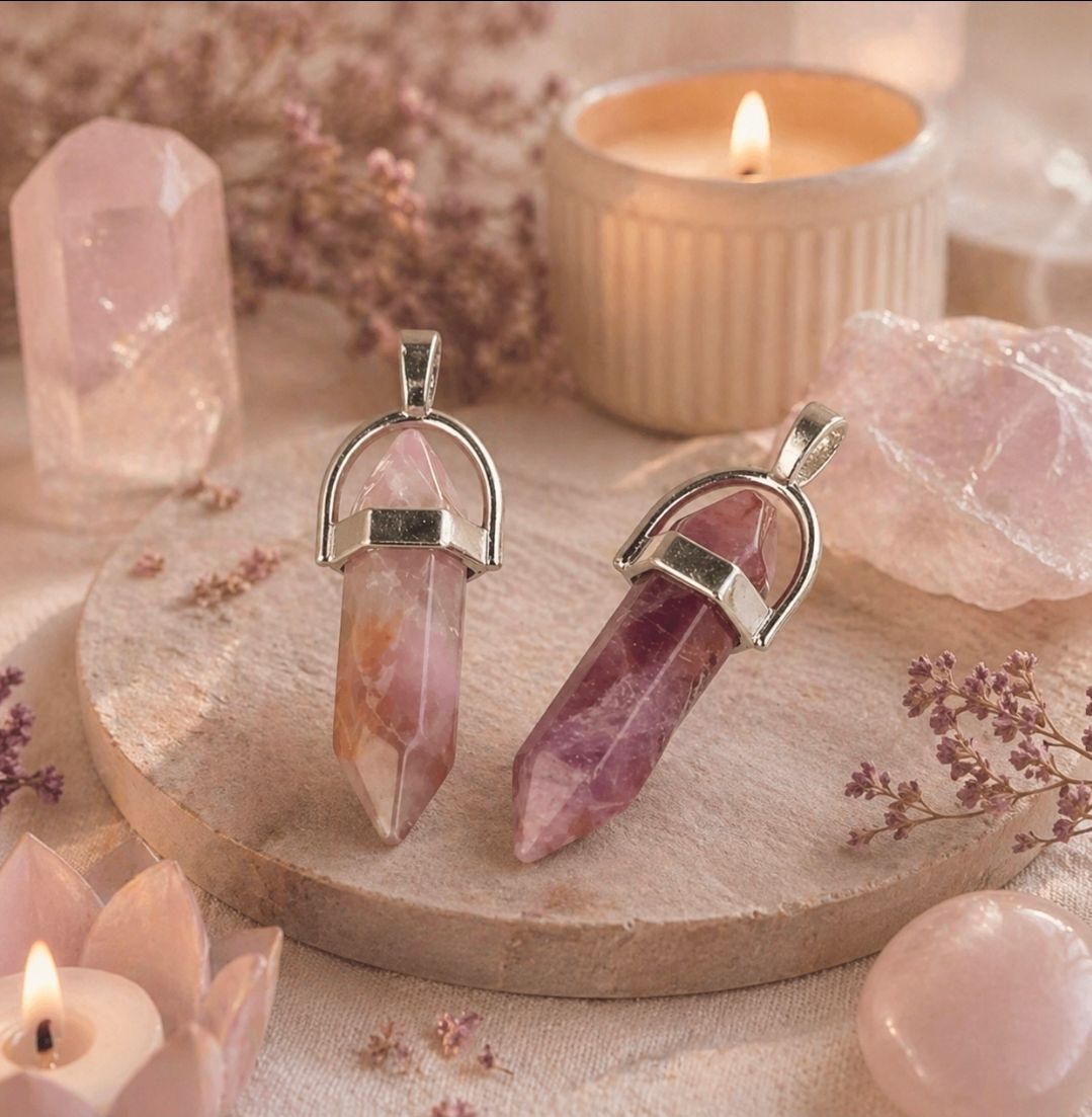 Amethyst Double Terminated - Pendant / 3.8 cm