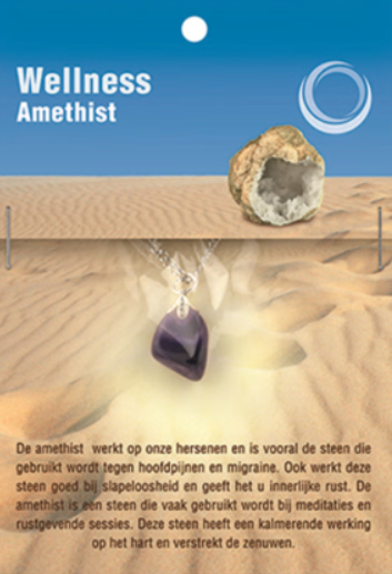 Amethist Gezondheidshanger + Ketting