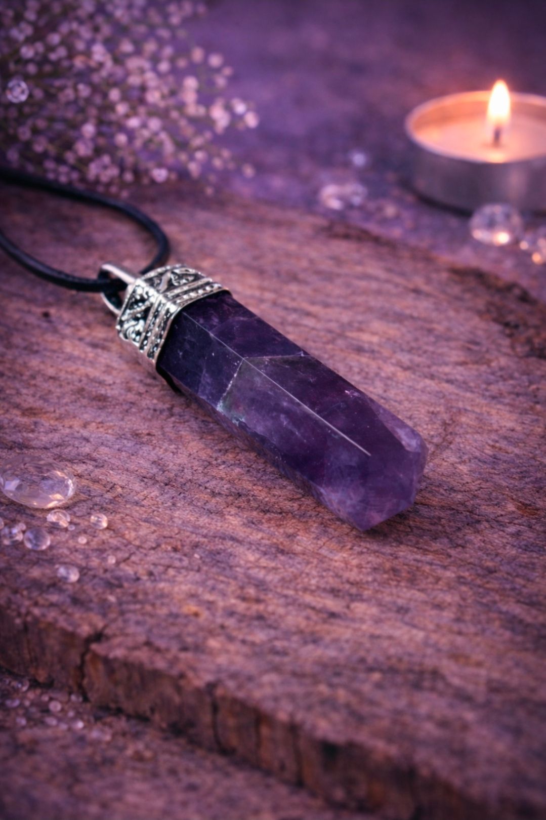 Amethist hanger - Punt