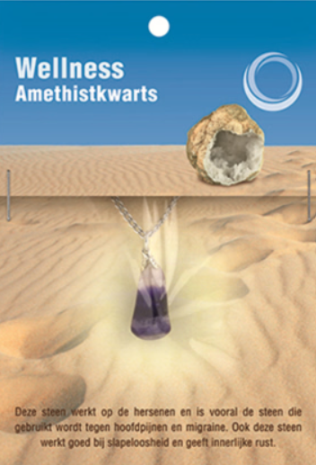Amethistkwarts Gezondheidshanger + Ketting