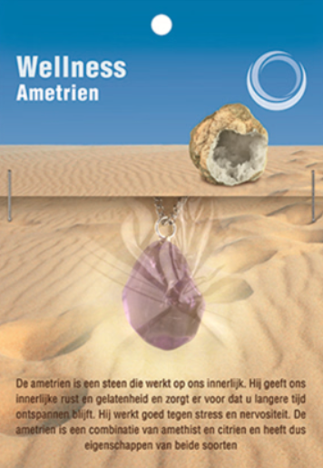 Ametrien Gezondheidshanger + Ketting