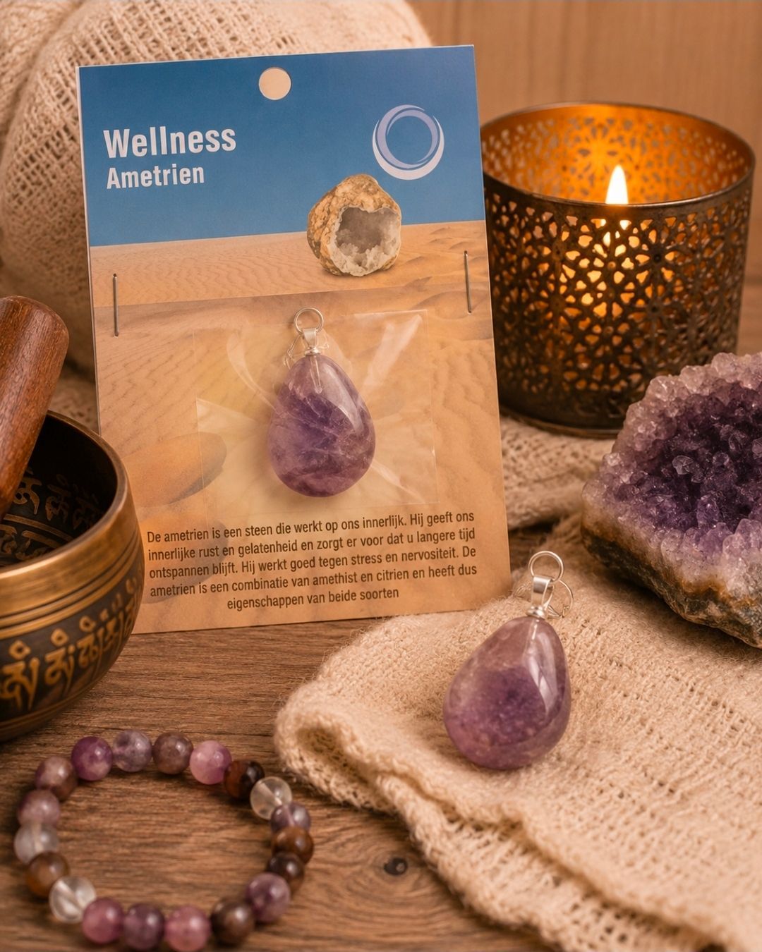 Ametrine Health Pendant   Necklace