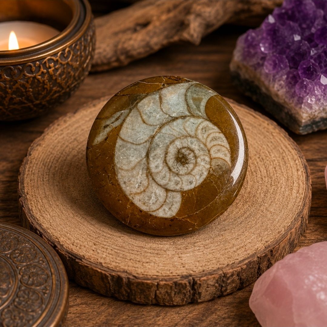 Ammonite Fossil Polished - 5.5 cm