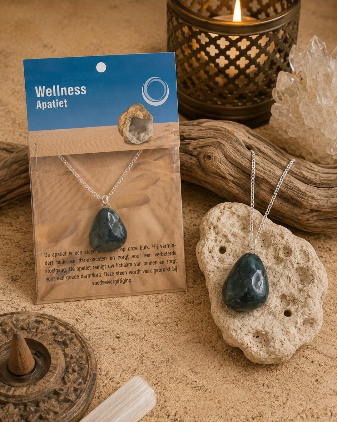 Apatite Health Pendant   Necklace