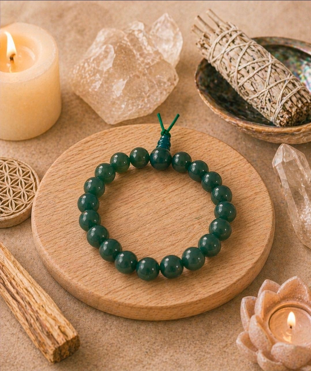 Armband Aventurijn - Kralen / Groen