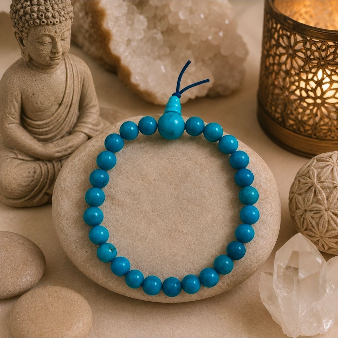 Armband Howliet Blauw Powerbead - Kralen