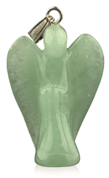Aventurijn Engel Hanger / 2 cm