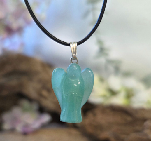 Aventurijn Engelen Hanger - 2 cm