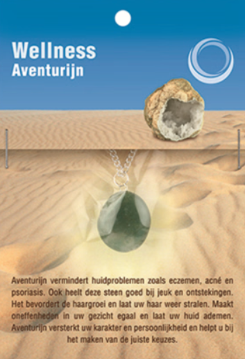 Aventurijn Groen Gezondheidshanger + Ketting