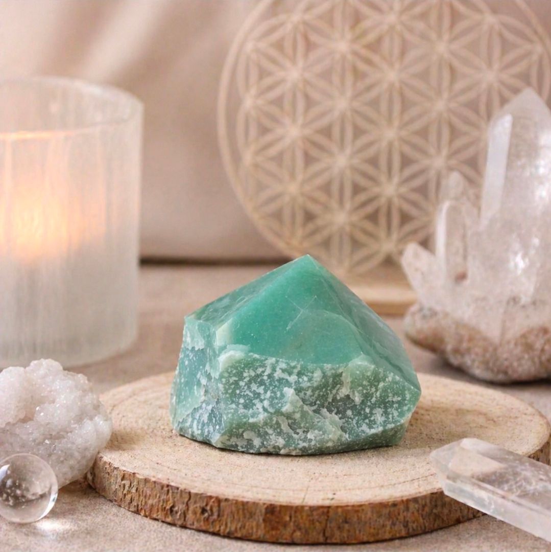 Aventurine Green / Top Polished - 9.1 cm