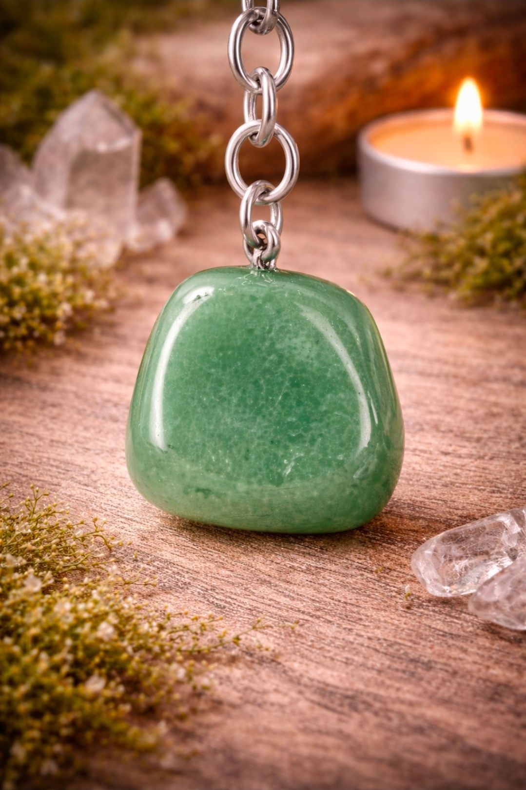 Aventurijn Sleutelhanger