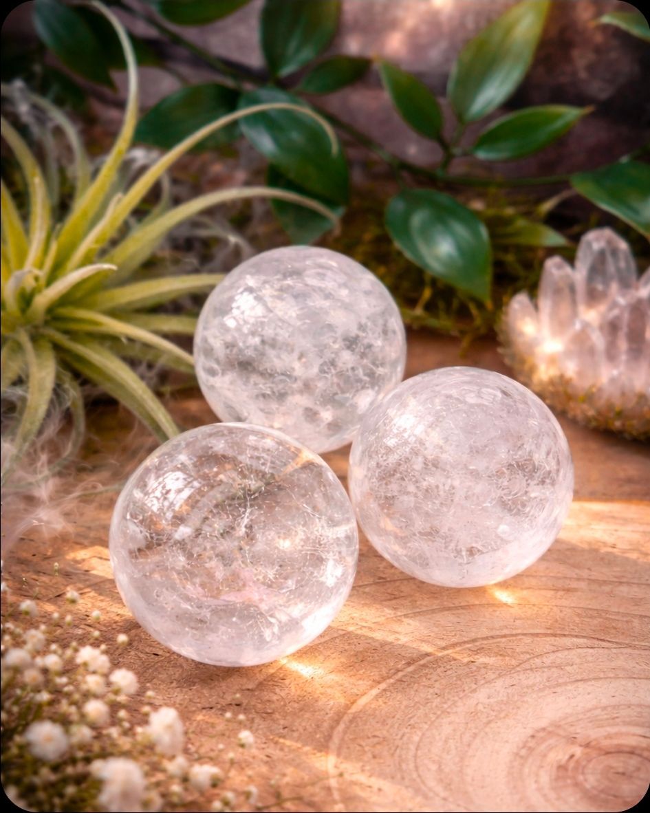 Bergkristal Edelsteen Bol - 3 cm