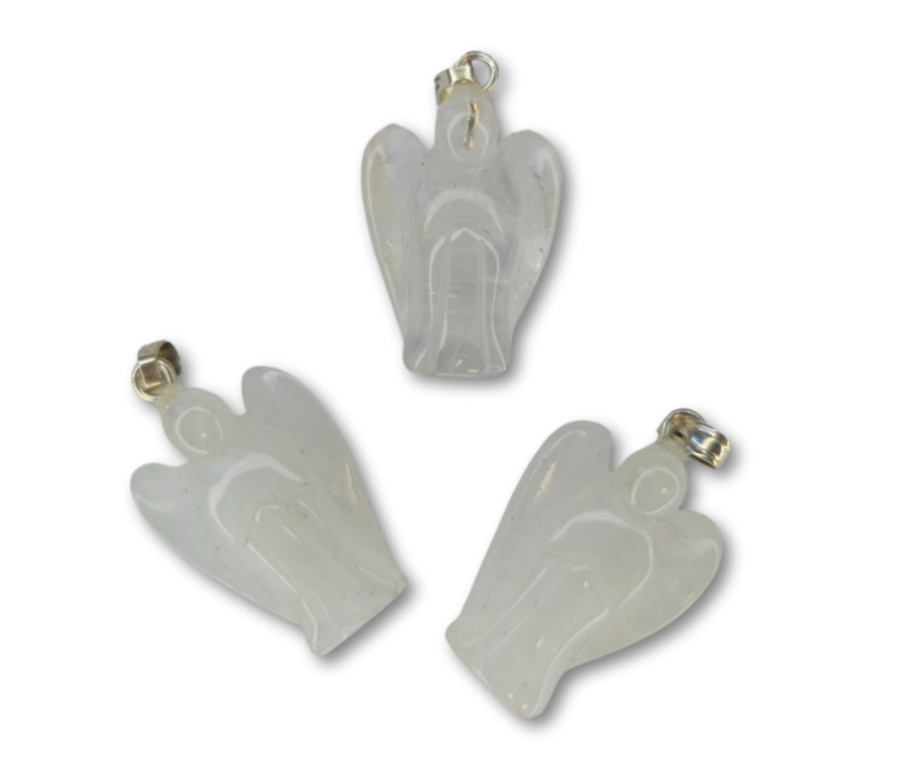 Bergkristal Engelen Hanger - 2 cm