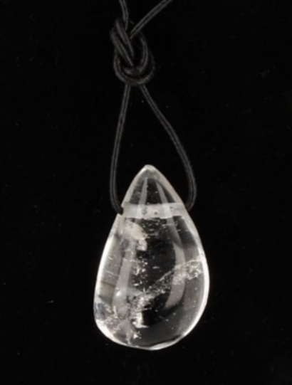 Bergkristal Hanger - Druppel / AA Kwaliteit 3- 4 cm