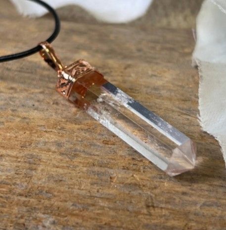 Bergkristal hanger - Punt