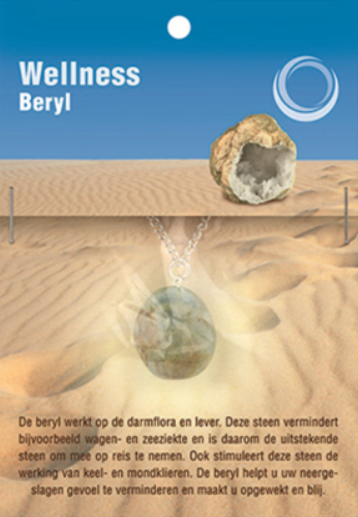 Beryl Gezondheidshanger + Ketting