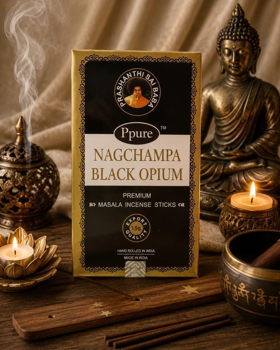 Black Opium Nagchampa - Ppure Wierook / 15 st.
