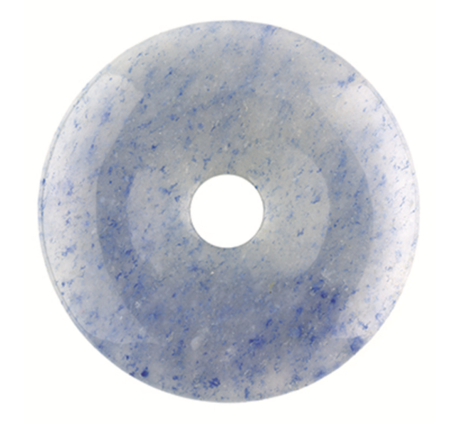 Blauwe Kwarts Donut - 3 cm