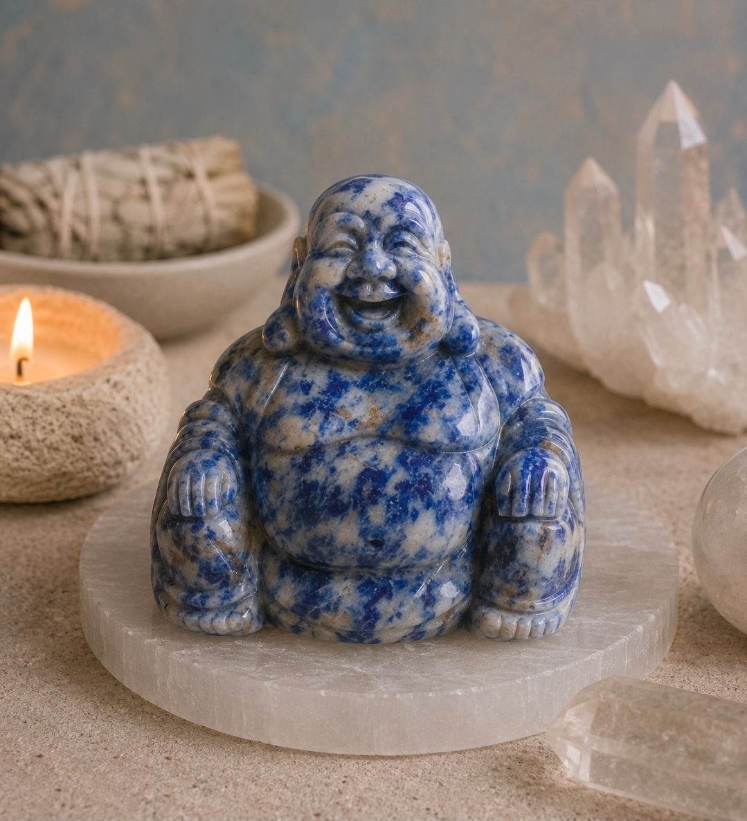 Buddha Statue - Sodalite