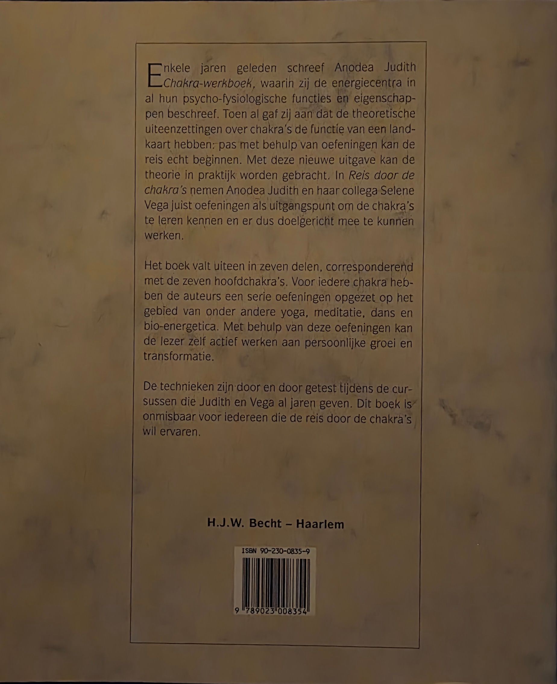 Boek 2de hands - Reis door de Chakra's / Oefenboek