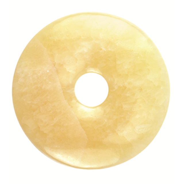 Calciet Geel Donut - 3 cm