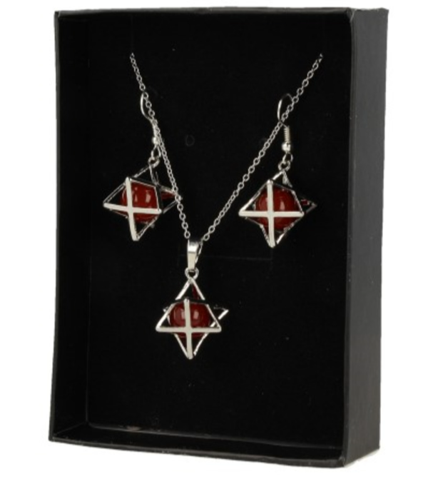 Carneool Sieraden Set