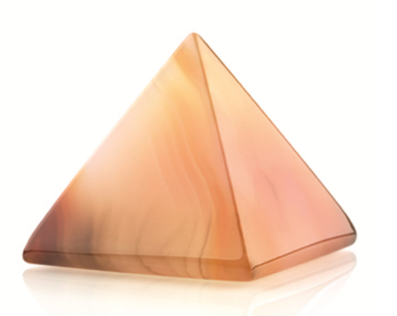 Carneool Edelsteen Piramide - 3 cm