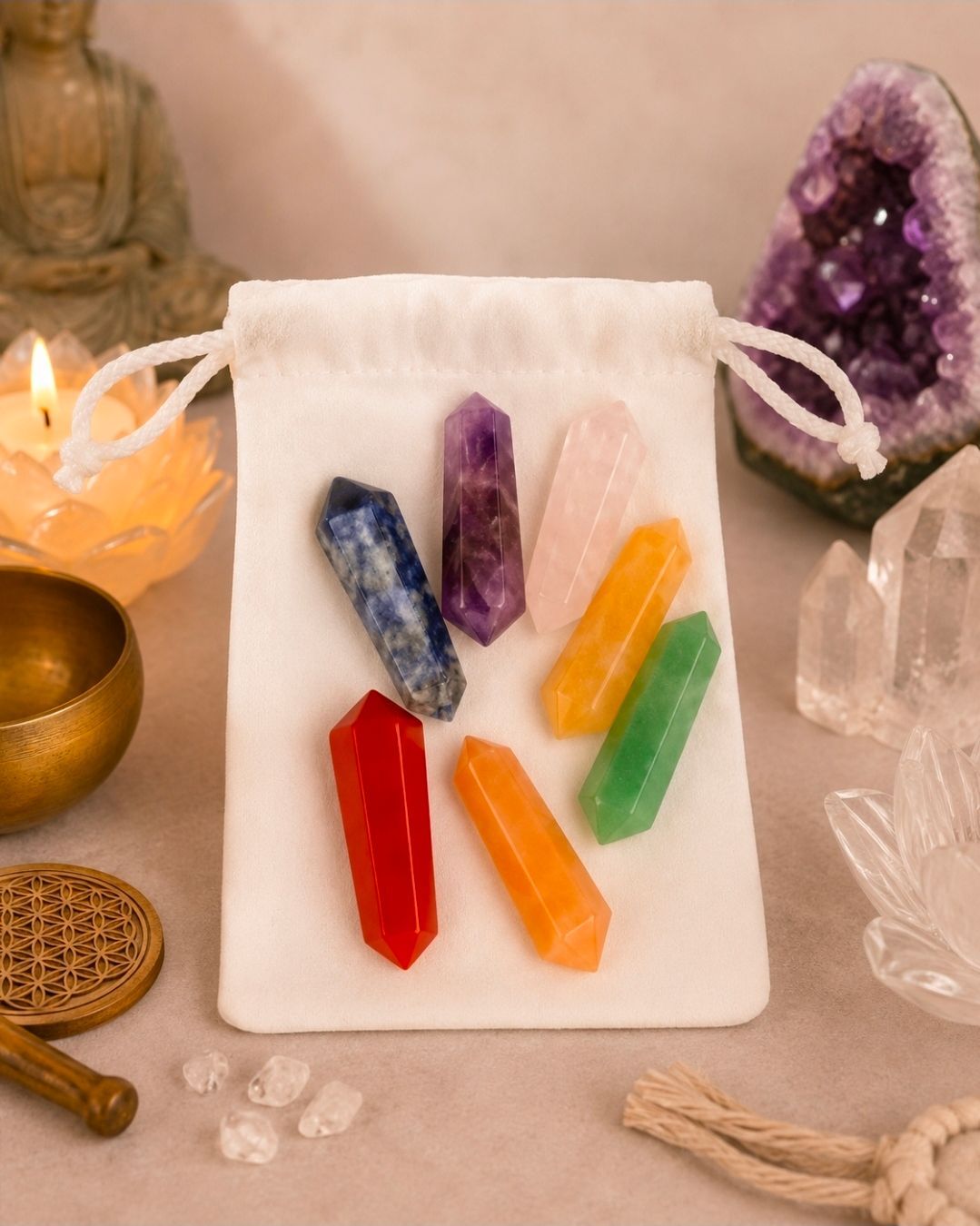 Chakra Double Terminated Set