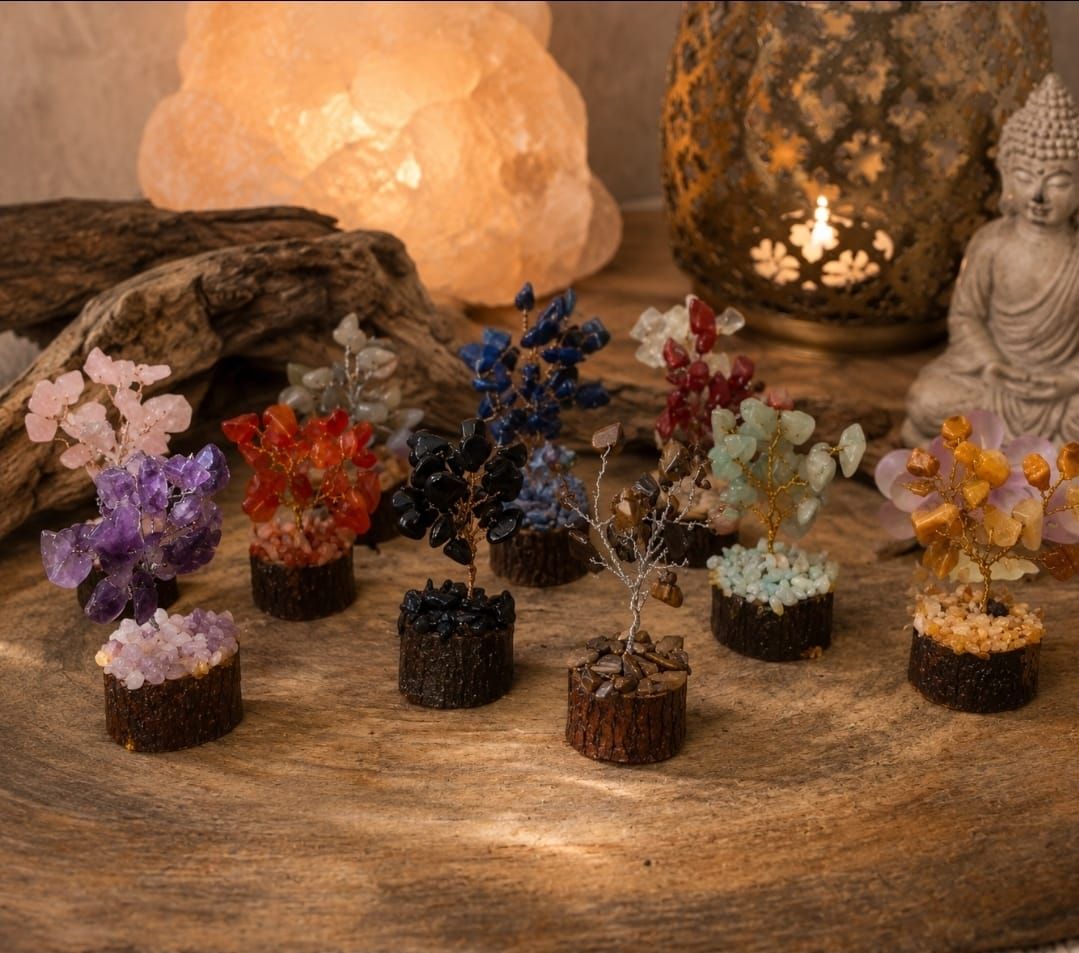 Gemstone Tree Gift Box - 12 pieces of 6 cm