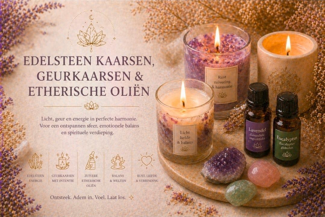 Kaarsen (Edelsteen/Geur) / Etherische Olie