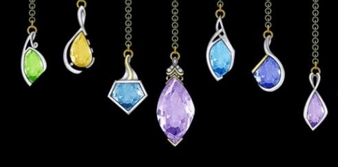 Edelsteen Ketting Hangers