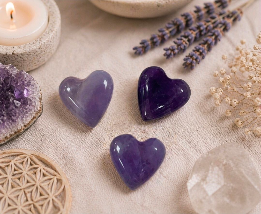 Heart Amethyst - 1 cm